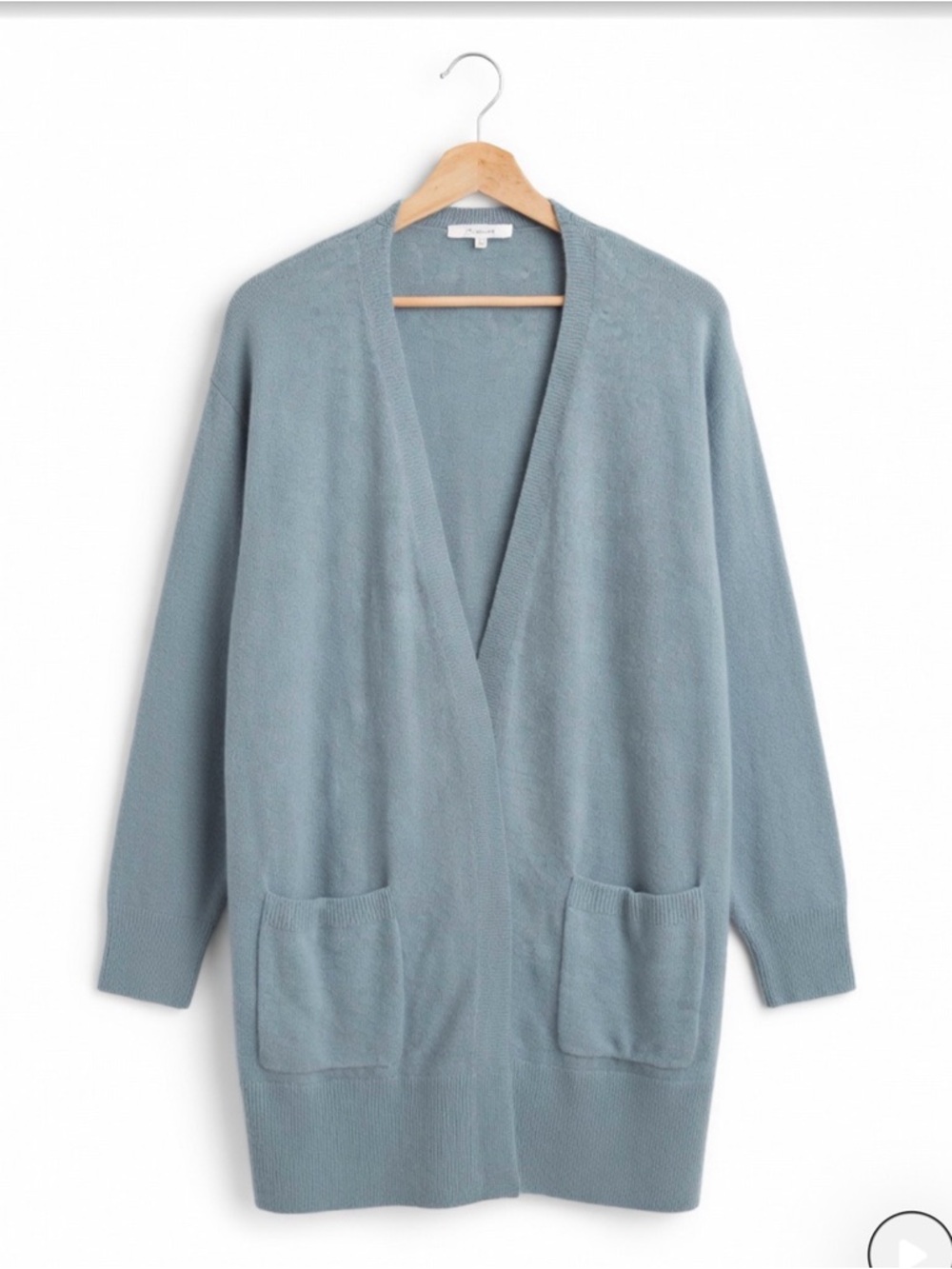 Madewell sage green Open-Front Pocket Cardigan